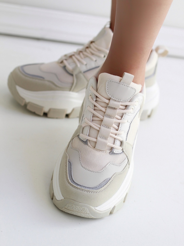 DAMIAN | BEIGE/WHITE