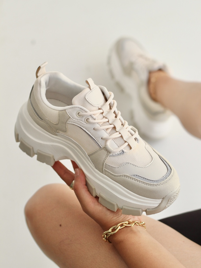 DAMIAN | BEIGE/WHITE