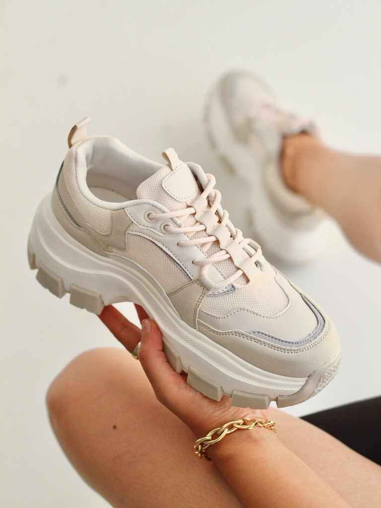 DAMIAN | BEIGE/WHITE