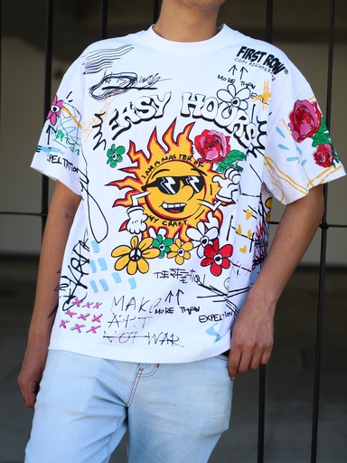 PLAYERA | GRAFITI WHITE