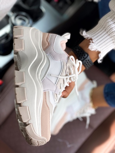 DAMIAN | BEIGE & PINK